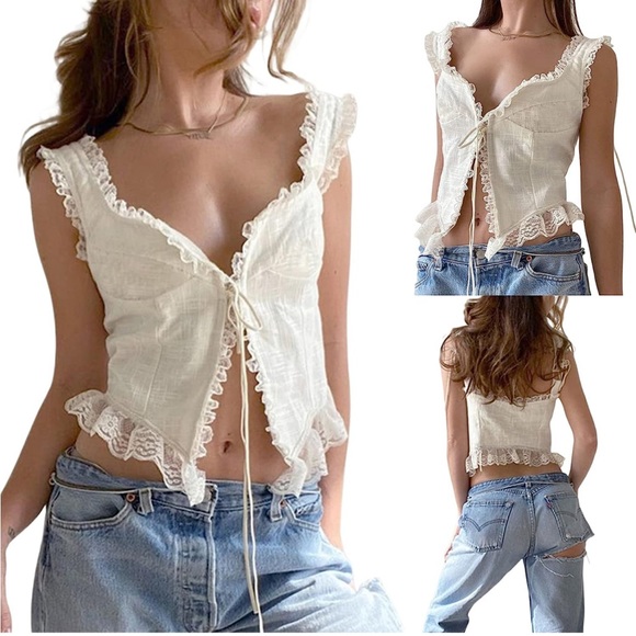 Women 's Fairy Tank Top Summer Spaghetti Strap - Picture 1 of 7